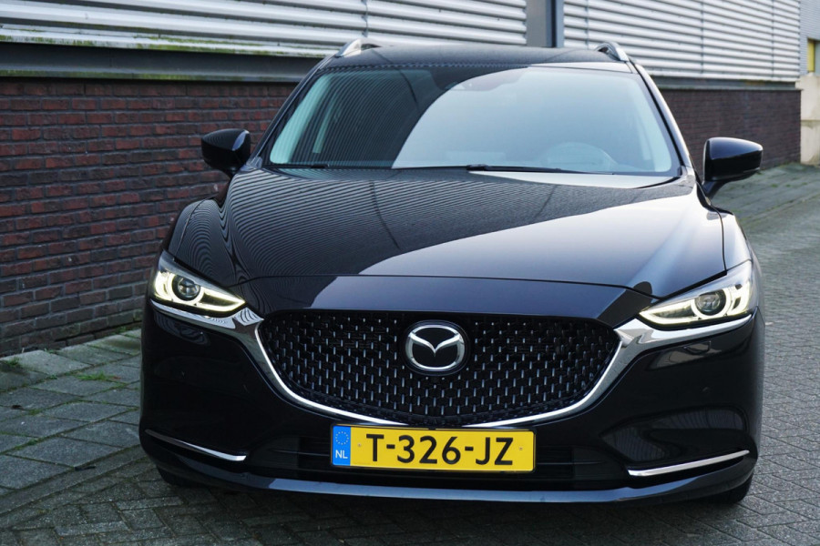 Mazda 6 Sportbreak 2.0 SkyActiv-G 165 Zwart metallic/Trekhaak/Head-Up /Nederlandse auto.