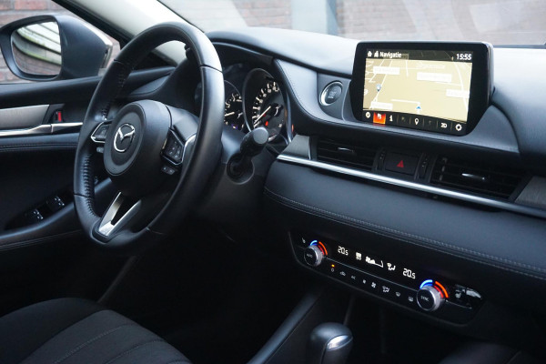 Mazda 6 Sportbreak 2.0 SkyActiv-G 165 Zwart metallic/Trekhaak/Head-Up /Nederlandse auto.