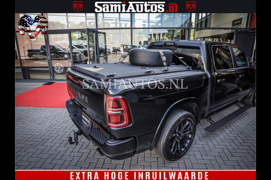 Dodge Ram 1500 Limited Night H.O 540HP 706Nm | Massage + Full Option | De Meest Luxe en Volle Pick-Up in zijn Klasse | Comfortabele Dubbele Cabine met Royale 5 Zitplaatsen | BPM vrij | Nu Leverbaar uit Voorraad | Voorraad Nr 2370 - 5411
