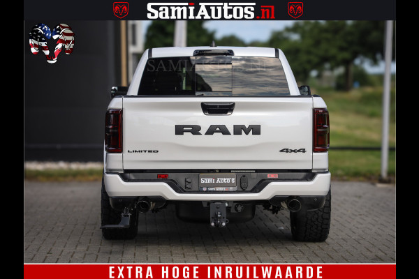 Dodge Ram 1500 1500 Limited Night High Output 540HP 706Nm | Massage + Full Option | De Meest Luxe en Volle Pick-Up in zijn Klasse | Comfortabele Dubbele Cabine met Royale 5 Zitplaatsen | BPM vrij | Nu Leverbaar uit Voorraad | Voorraad Nr 2352 - 7649