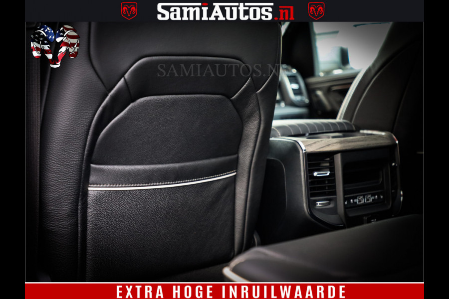 Dodge Ram 1500 1500 Limited Night High Output 540HP 706Nm | Massage + Full Option | De Meest Luxe en Volle Pick-Up in zijn Klasse | Comfortabele Dubbele Cabine met Royale 5 Zitplaatsen | BPM vrij | Nu Leverbaar uit Voorraad | Voorraad Nr 2352 - 7649