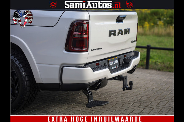 Dodge Ram 1500 1500 Limited Night High Output 540HP 706Nm | Massage + Full Option | De Meest Luxe en Volle Pick-Up in zijn Klasse | Comfortabele Dubbele Cabine met Royale 5 Zitplaatsen | BPM vrij | Nu Leverbaar uit Voorraad | Voorraad Nr 2352 - 7649