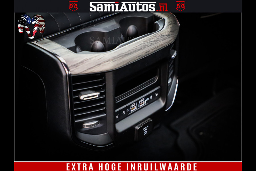 Dodge Ram 1500 1500 Limited Night High Output 540HP 706Nm | Massage + Full Option | De Meest Luxe en Volle Pick-Up in zijn Klasse | Comfortabele Dubbele Cabine met Royale 5 Zitplaatsen | BPM vrij | Nu Leverbaar uit Voorraad | Voorraad Nr 2352 - 7649