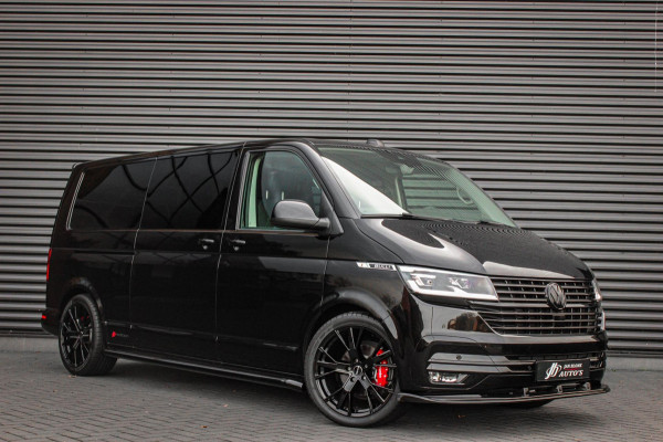 Volkswagen Transporter 2.0 TDI L2H1 30 DC BULLI 150PK DUBBEL CABINE / LEDEREN BEKLEDING / PDC / VERLAGINGSVEREN / APPLE CARPLAY /