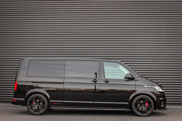 Volkswagen Transporter 2.0 TDI L2H1 30 DC BULLI 150PK DUBBEL CABINE / LEDEREN BEKLEDING / PDC / VERLAGINGSVEREN / APPLE CARPLAY /