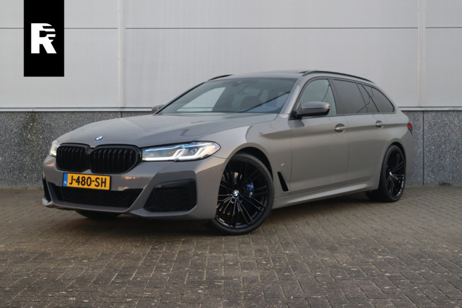 BMW 5 Serie Touring 530i High Executive M-Sport 20inch / Bernina Grau / Pano / Camera / Laser