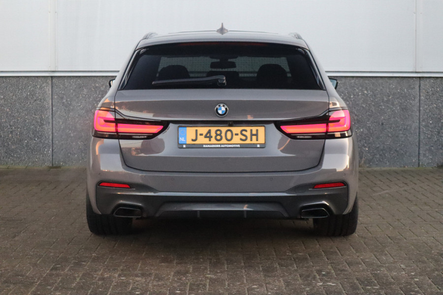 BMW 5 Serie Touring 530i High Executive M-Sport 20inch / Bernina Grau / Pano / Camera / Laser