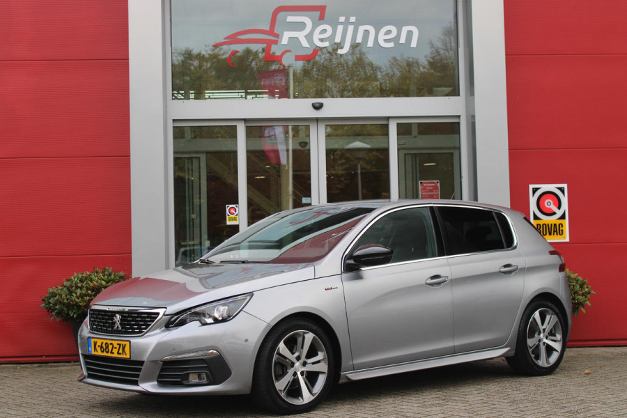 Peugeot 308 1.2 130PK GT-LINE | MASSAGE STOELEN | NAVIGATIE | APPLE CARPLAY/ANDROID AUTO | 17" LICHTMETALEN VELGEN | ALL SEASON BANDEN | FULL LED KOPLAMPEN | DAB+ RADIO | CLIMATE CONTROL | STOEL VERWARMING | CRUISE CONTROL | KEYLESS ENTRY/START | DODEHOEK BEWAKING | ACHTERUITRIJ CAMERA | PARKEERSENSOREN VOOR EN ACHTER |