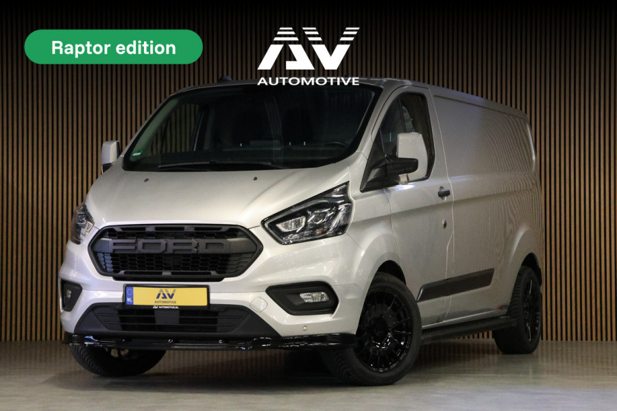 Ford Transit Custom 320 2.0 TDCI 170 PK L2H1 Raptor Edition | Bi-Xenon | CarPlay | ACC | Navigatie | Camera | Stoelverwarming | Dodehoek detector | DAB | Werkplaatsinrichting | 3-Zitter | Dealer onderhouden | Nieuwe APK