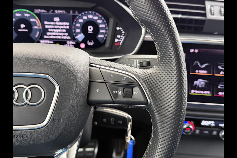 Audi Q3 Sportback 45 TFSI e S Edition VAN: €36.900,- VOOR: €31.877,- UW EINDEJAARSVOORDEEL: €5.023,- | PLUG IN HYBRIDE||2x S-LINE BINNEN + BUITEN| ADAPTIVE CRUISE| DODE HOEK | ELEK. TREKHAAK| DIG. DASH|