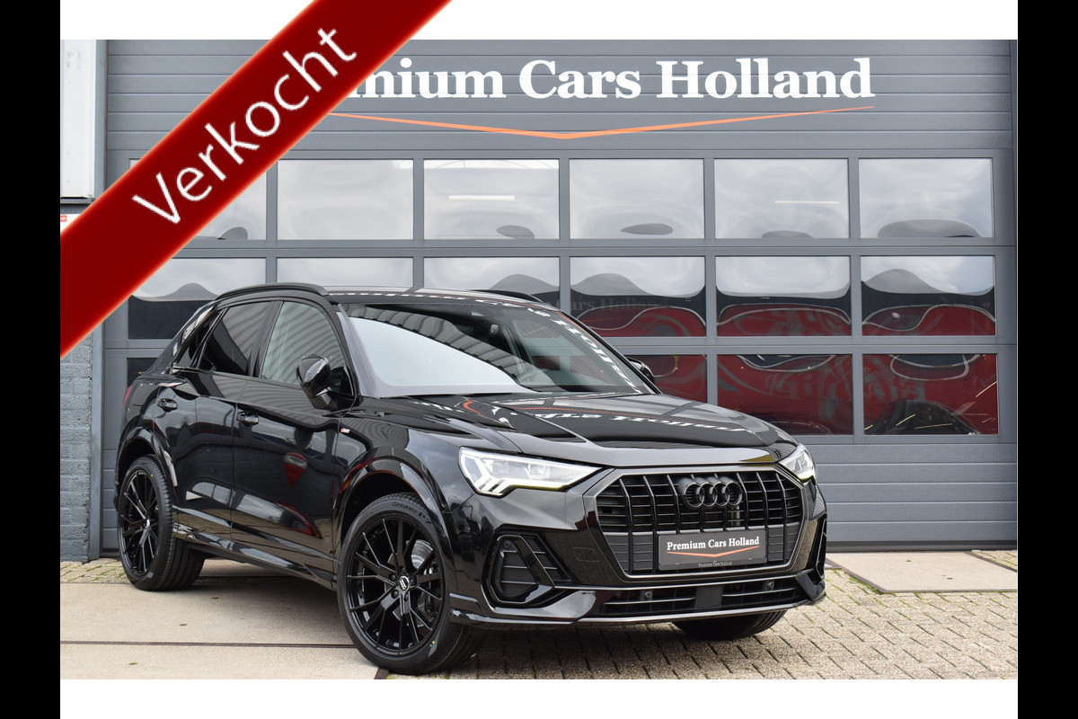 Audi Q3 45 TFSI e S-Line 245 Pk Black Ed Navi Leder Trekhaak 20 Inch