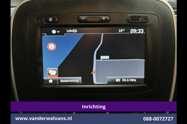 Renault Trafic 2.0 dCi 120pk L2H1 Inrichting Euro6 Airco | Omvormer | Camera | Navigatie | LED | Cruisecontrol Trekhaak, Parkeersensoren, Bijrijdersbank, Achterklep