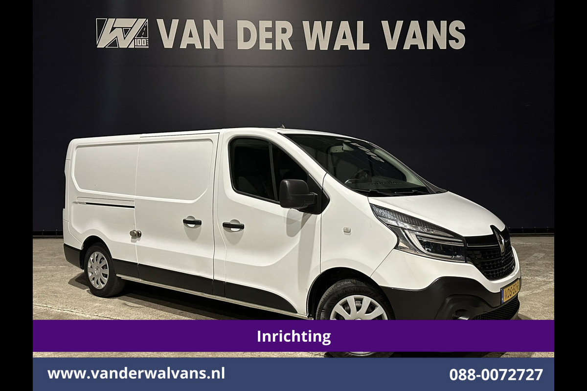 Renault Trafic 2.0 dCi 120pk L2H1 Inrichting Euro6 Airco | Omvormer | Camera | Navigatie | LED | Cruisecontrol Trekhaak, Parkeersensoren, Bijrijdersbank, Achterklep