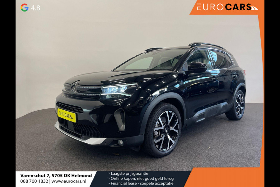 Citroën C5 Aircross 1.6 Plug-in Hybrid 225 Shine Navigatie Apple Carplay/Android Auto Camera Parkeersensoren Adaptive Cruise Control Elektrische achterklep Stoelverwarming Virtual Cockpit Climate Control Lichtmetalen velgen