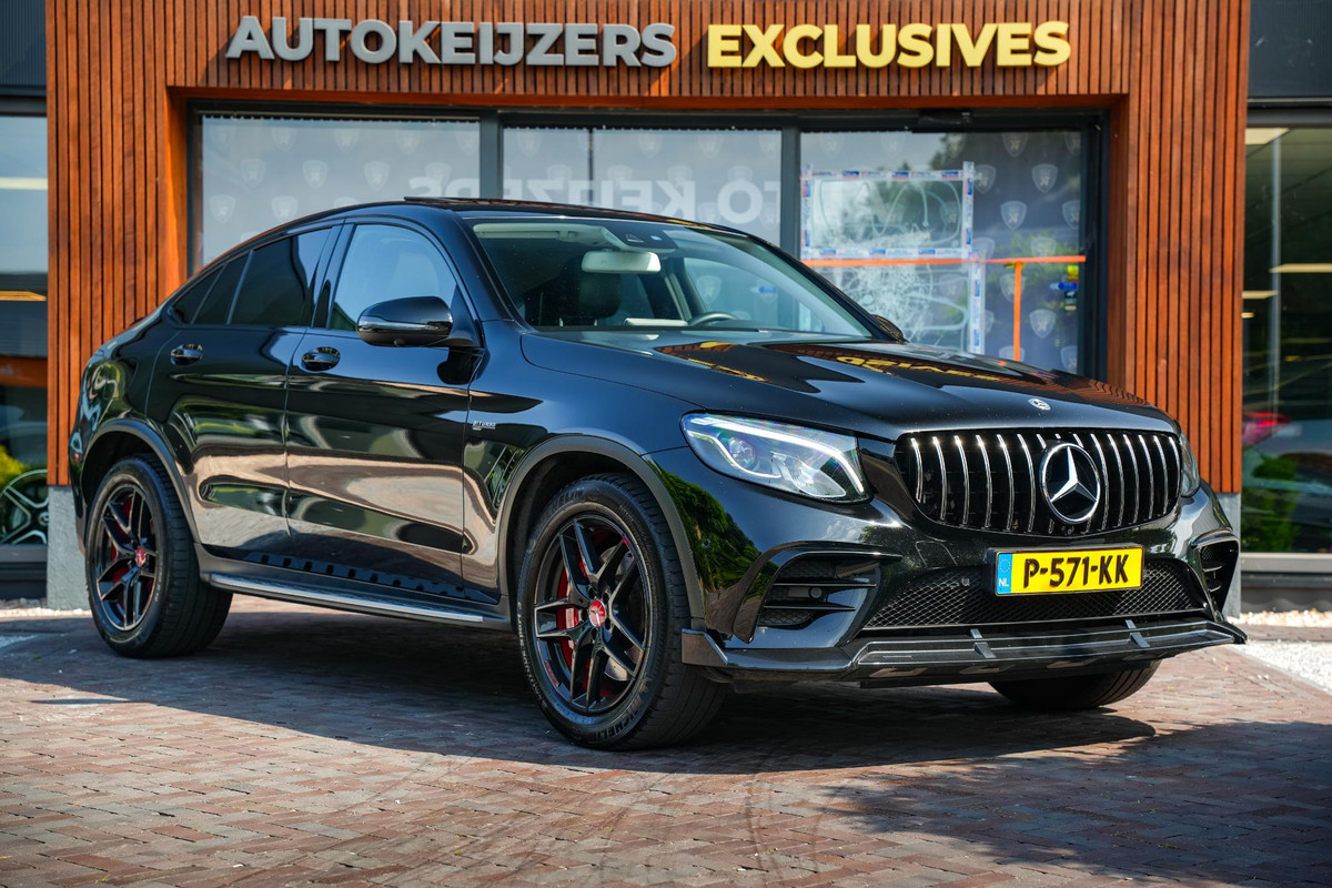 Mercedes-Benz GLC Coupé AMG 43 4MATIC Schuifdak Burmester Ambient Memory 360 Camera Stoelverw.