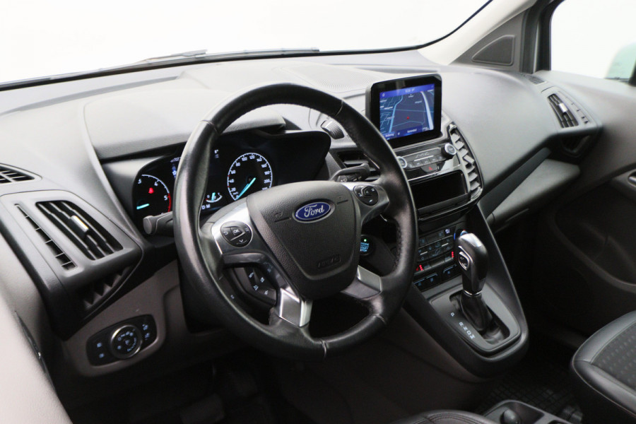 Ford Transit Connect 1.5 EcoBlue L2 Automaat Limited 2x Schuifdeur, Leer/Stof, Cruise, Camera, Apple Carplay, DAB, 17''