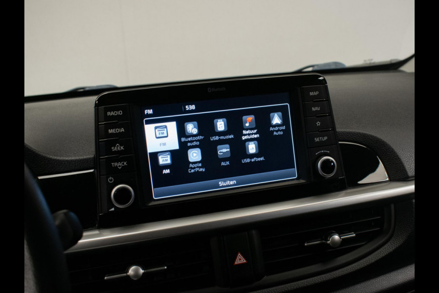 Kia Picanto 1.0 CVVT ComfortPlusLine Navigator Sport (APPLE CARPLAY.NAVI,CAMERA,LED,SPORTSTOELEN,AIRCO,PDC,NETTESTAAT)