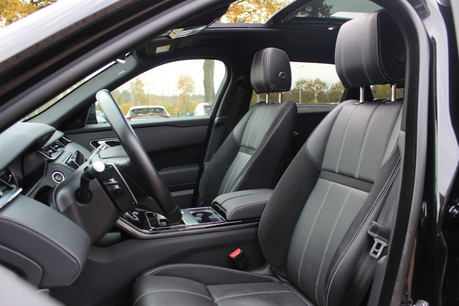 Land Rover Range Rover Velar 2.0 P250 Turbo AWD R-Dynamic SE / Panoramadak / Camera / Leder / Keyless / 21'' / Apple CarPlay / Stuur+Stoelverwarming / DAB / Dodehoek / Cruise Control