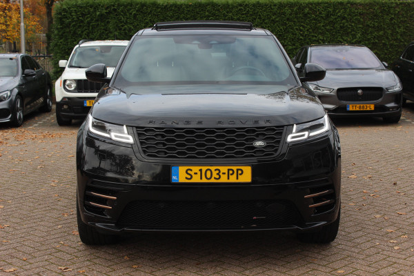 Land Rover Range Rover Velar 2.0 P250 Turbo AWD R-Dynamic SE / Panoramadak / Camera / Leder / Keyless / 21'' / Apple CarPlay / Stuur+Stoelverwarming / DAB / Dodehoek / Cruise Control