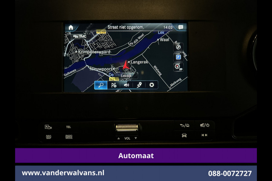 Mercedes-Benz Sprinter 317 CDI 170pk 9G-Tronic Automaat L3H2 Fabrieksgarantie Euro6 Airco | Camera | Navigatie | Apple Carplay Android Auto, Cruisecontrol, Stoelverwarming, Parkeersensoren