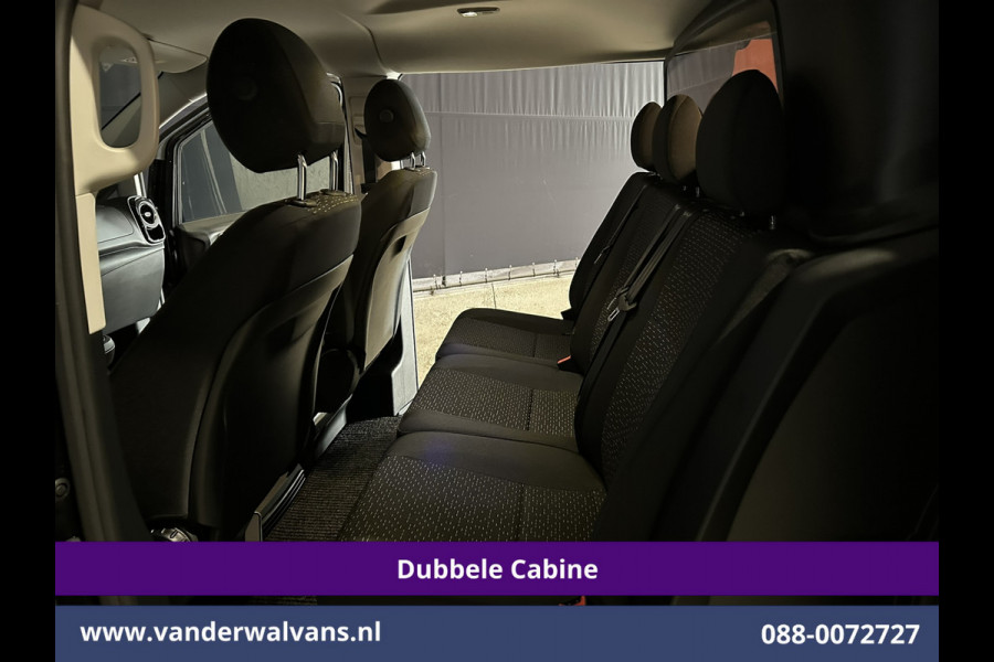 Mercedes-Benz Vito 116 CDI 164pk 9G-Tronic Automaat L2H1 Dubbele Cabine Fabrieksgarantie Euro6 Airco | 2x zijdeur | 5-Zits | 360 graden Camera | Na LED, LM velgen, 2500kg Trekhaak, Adaptieve Cruisecontrol, Parkeersensoren, Isofix, MBUX