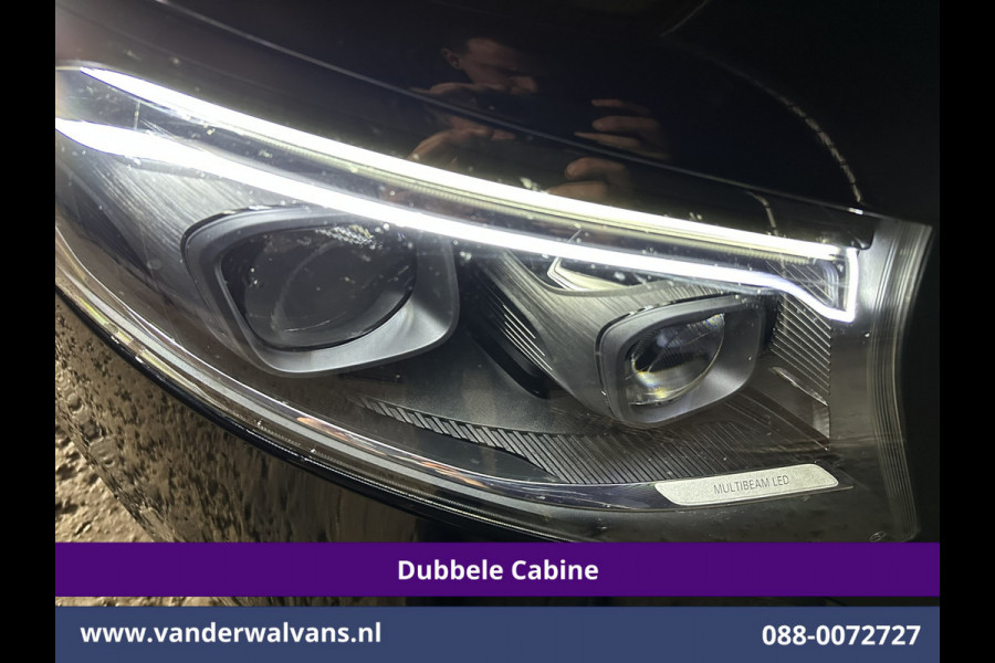 Mercedes-Benz Vito 116 CDI 164pk 9G-Tronic Automaat L2H1 Dubbele Cabine Fabrieksgarantie Euro6 Airco | 2x zijdeur | 5-Zits | 360 graden Camera | Na LED, LM velgen, 2500kg Trekhaak, Adaptieve Cruisecontrol, Parkeersensoren, Isofix, MBUX