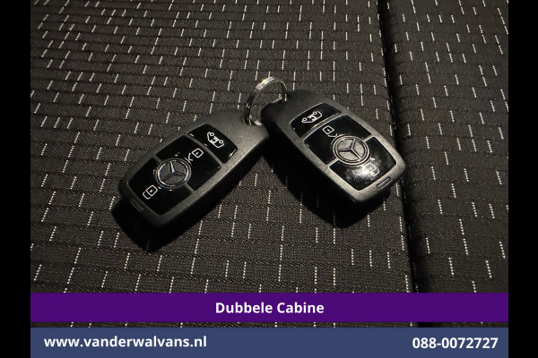 Mercedes-Benz Vito 116 CDI 164pk 9G-Tronic Automaat L2H1 Dubbele Cabine Fabrieksgarantie Euro6 Airco | 2x zijdeur | 5-Zits | 360 graden Camera | Na LED, LM velgen, 2500kg Trekhaak, Adaptieve Cruisecontrol, Parkeersensoren, Isofix, MBUX