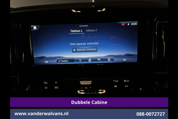 Mercedes-Benz Vito 116 CDI 164pk 9G-Tronic Automaat L2H1 Dubbele Cabine Fabrieksgarantie Euro6 Airco | 2x zijdeur | 5-Zits | 360 graden Camera LED, LM velgen, 2500kg Trekhaak, Adaptieve Cruisecontrol, Parkeersensoren, Isofix, MBUX
