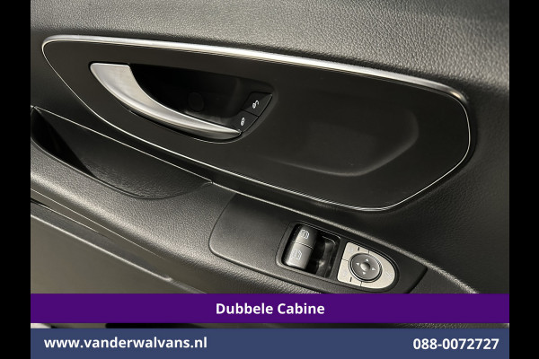 Mercedes-Benz Vito 116 CDI 164pk 9G-Tronic Automaat L2H1 Dubbele Cabine Fabrieksgarantie Euro6 Airco | 2x zijdeur | 5-Zits | 360 graden Camera LED, LM velgen, 2500kg Trekhaak, Adaptieve Cruisecontrol, Parkeersensoren, Isofix, MBUX