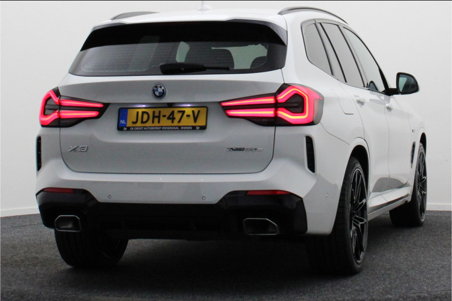 BMW X3 xDrive30e High Executive M-pakket Leer, Stoelverwarming, Camera, Cruise, Apple Carplay, LED, DAB, 21''