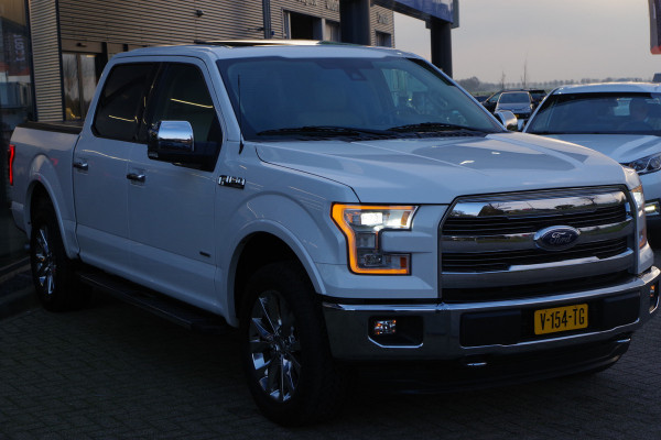 Ford USA F-150 3.5 V6 Ecoboost 370 PK SuperCrew, Trekhaak, Panoramadak, Stoelkoeling + -Verwarming, Leder