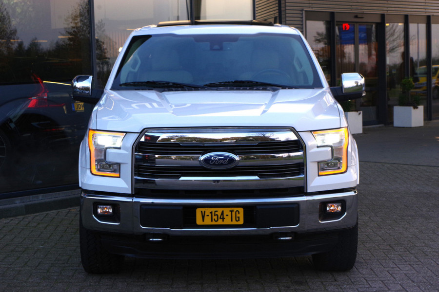 Ford USA F-150 3.5 V6 Ecoboost 370 PK SuperCrew, Trekhaak, Panoramadak, Stoelkoeling + -Verwarming, Leder
