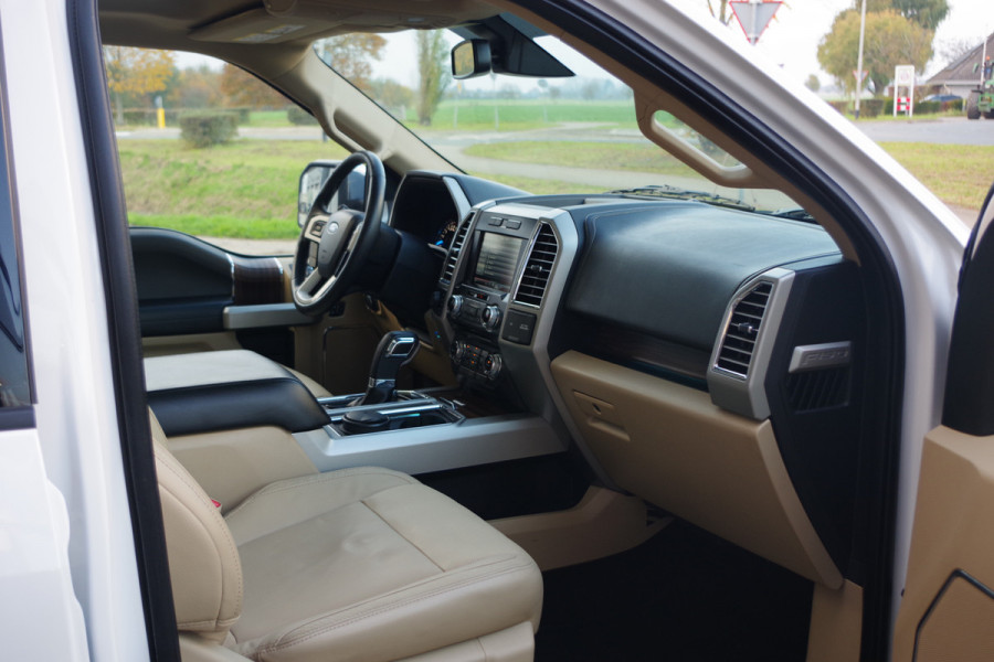 Ford USA F-150 3.5 V6 Ecoboost 370 PK SuperCrew, Trekhaak, Panoramadak, Stoelkoeling + -Verwarming, Leder