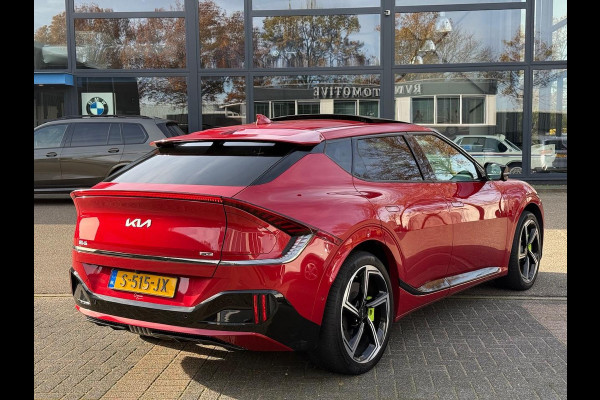 Kia Ev6 GT AWD 77.4 kWh 585PK!| PANO | KIA GARANTIE T/M 2029 | STOEL/STUUR VERW. | 360 CAMERA| ELEK. ACHTERKLEP| HEAD-UP| MERIDIAN AUDIO|