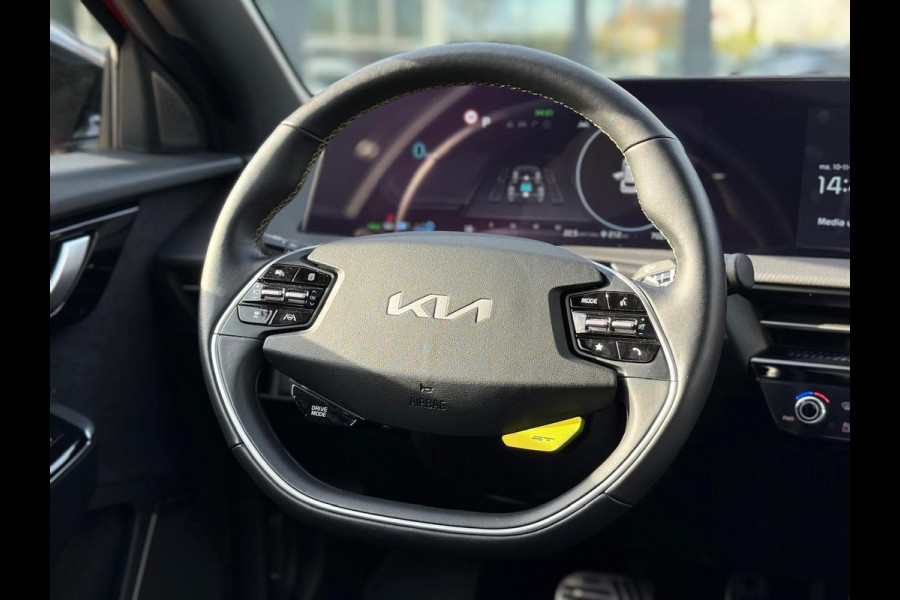 Kia Ev6 GT AWD 77.4 kWh 585PK!| PANO | KIA GARANTIE T/M 2029 | STOEL/STUUR VERW. | 360 CAMERA| ELEK. ACHTERKLEP| HEAD-UP| MERIDIAN AUDIO|