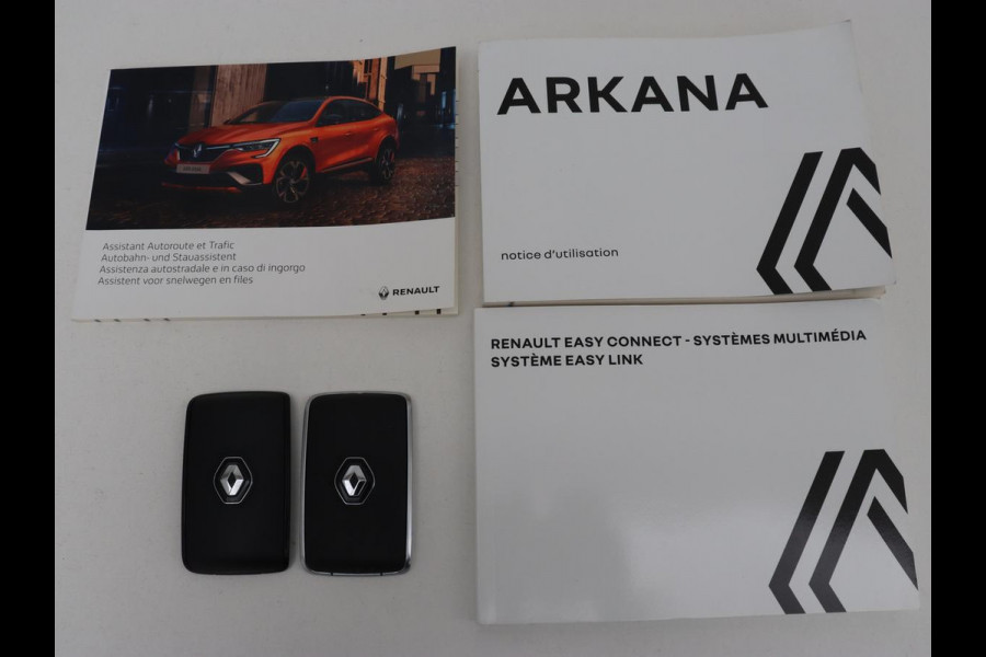 Renault Arkana 1.6 E-Tech Hybrid 145 R.S. Line | Panoramadak | Trekhaak | 360 Camera | Adaptive cruise | Stoelverwarming | Leder/Alcantara | Keyless | Full LED | Carplay | Park Assist | Stuurverwarming