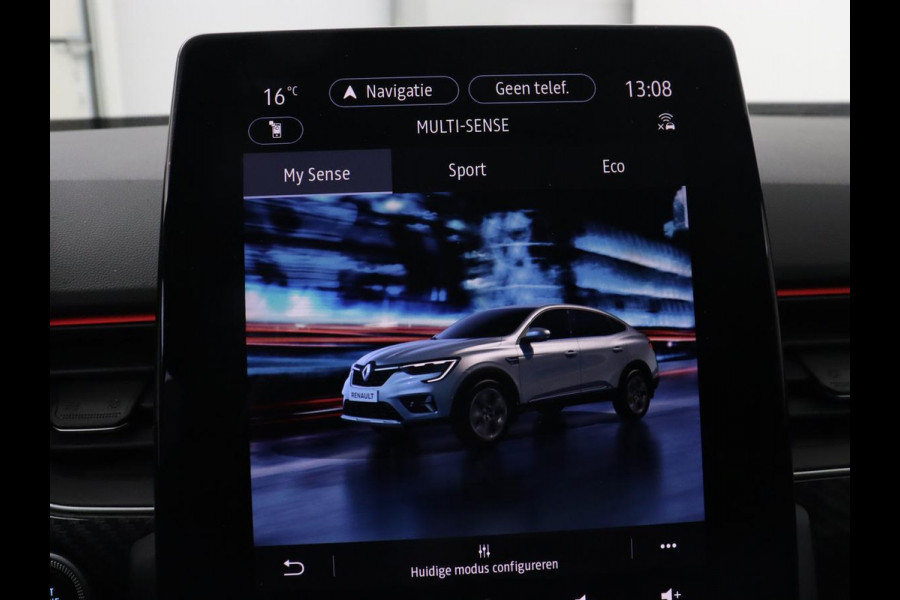 Renault Arkana 1.6 E-Tech Hybrid 145 R.S. Line | Panoramadak | Trekhaak | 360 Camera | Adaptive cruise | Stoelverwarming | Leder/Alcantara | Keyless | Full LED | Carplay | Park Assist | Stuurverwarming