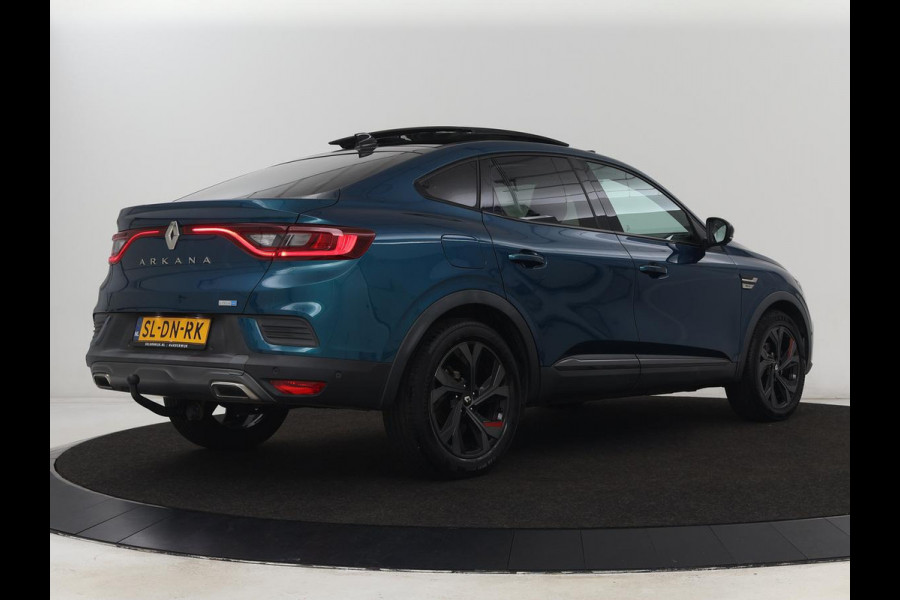 Renault Arkana 1.6 E-Tech Hybrid 145 R.S. Line | Panoramadak | Trekhaak | 360 Camera | Adaptive cruise | Stoelverwarming | Leder/Alcantara | Keyless | Full LED | Carplay | Park Assist | Stuurverwarming