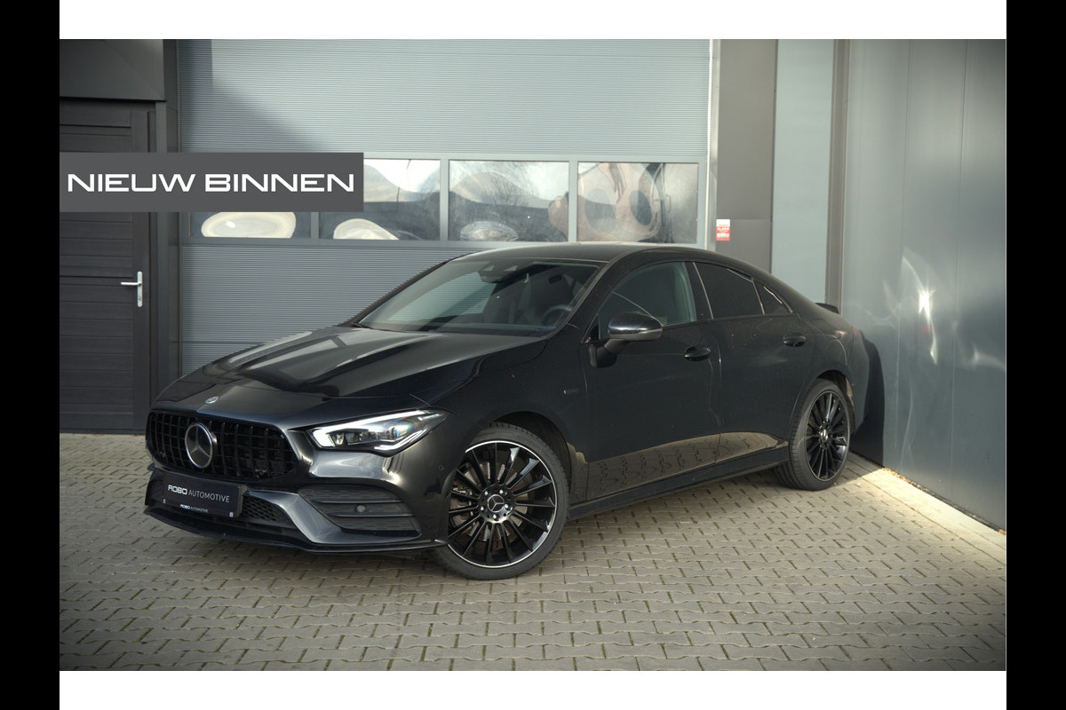 Mercedes-Benz CLA-Klasse 250 e Premium Plus | AMG Line | CLA45 Styling | Stoelverwarming | Keyless | Adaptive Cruise Control | Ambiance verlichting | Camera | Parkeersensoren |