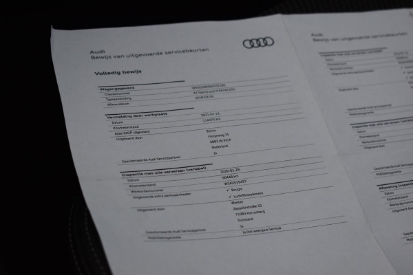 Audi A3 Sportback 2.0 TFSI quattro S Line Pano Virtual Lane ACC B&O Trekhaak