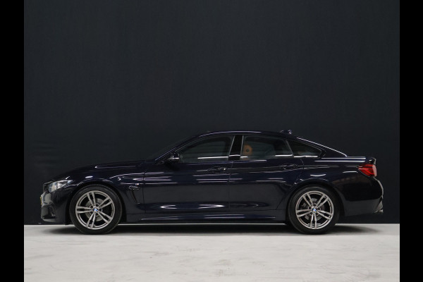 BMW 4 Serie Gran Coupé 418i M Sport [M-PAKKET, SCHUIFKANTELDAK, ELEKTRISCHES STOELEN, CAMERA, PDC 360, STOELVERWARMING, HUD, BLUETOOTH TELEFOON, NIEUWSTAAT]