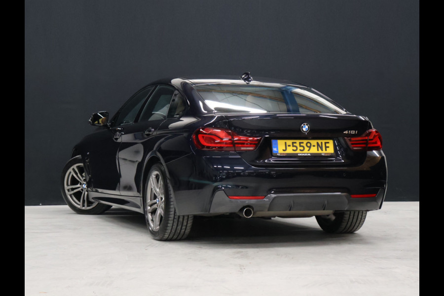 BMW 4 Serie Gran Coupé 418i M Sport [M-PAKKET, SCHUIFKANTELDAK, ELEKTRISCHES STOELEN, CAMERA, PDC 360, STOELVERWARMING, HUD, BLUETOOTH TELEFOON, NIEUWSTAAT]