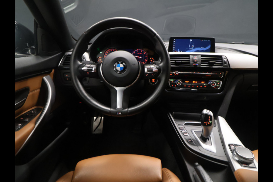BMW 4 Serie Gran Coupé 418i M Sport [M-PAKKET, SCHUIFKANTELDAK, ELEKTRISCHES STOELEN, CAMERA, PDC 360, STOELVERWARMING, HUD, BLUETOOTH TELEFOON, NIEUWSTAAT]