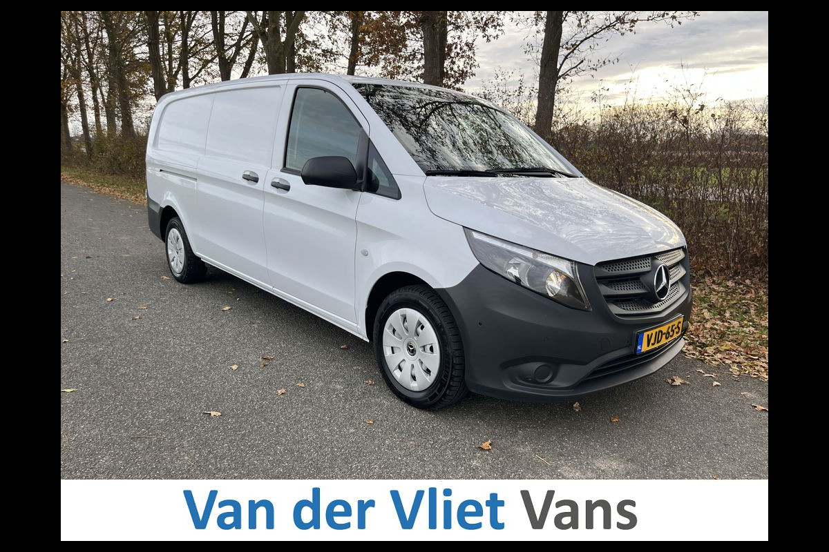 Mercedes-Benz Vito 116 CDI 164pk E6 XL Extra Lang BPM Vrij! Lease €421 /m, Airco, Navi+Camera, Trekhaak, PDC V+A, Onderhoudshistorie aanwezig