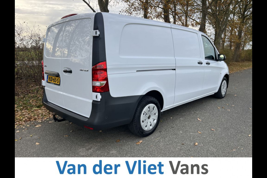 Mercedes-Benz Vito 116 CDI 164pk E6 XL Extra Lang BPM Vrij! Lease €421 /m, Airco, Navi+Camera, Trekhaak, PDC V+A, Onderhoudshistorie aanwezig