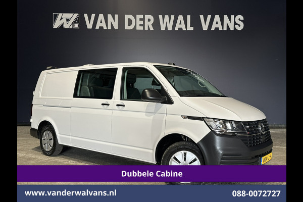 Volkswagen Transporter 2.0 TDI 150pk Automaat L2H1 Dubbele Cabine Euro6 Airco | 5-Zits | Camera | Apple Carplay Android Auto, Cruisecontrol, 2500kg Trekhaak