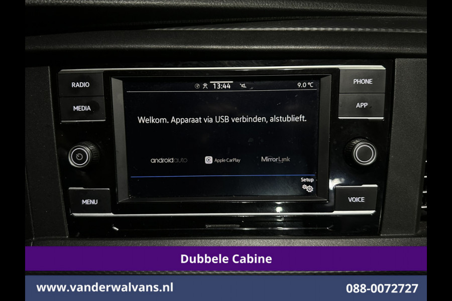 Volkswagen Transporter 2.0 TDI 150pk Automaat L2H1 Dubbele Cabine Euro6 Airco | 5-Zits | Camera | Apple Carplay Android Auto, Cruisecontrol, 2500kg Trekhaak