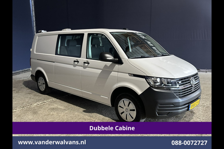 Volkswagen Transporter 2.0 TDI 150pk Automaat L2H1 Dubbele Cabine Euro6 Airco | 5-Zits | Camera | Apple Carplay Android Auto, Cruisecontrol, 2500kg Trekhaak