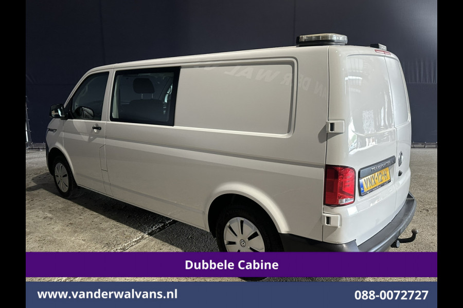 Volkswagen Transporter 2.0 TDI 150pk Automaat L2H1 Dubbele Cabine Euro6 Airco | 5-Zits | Camera | Apple Carplay Android Auto, Cruisecontrol, 2500kg Trekhaak