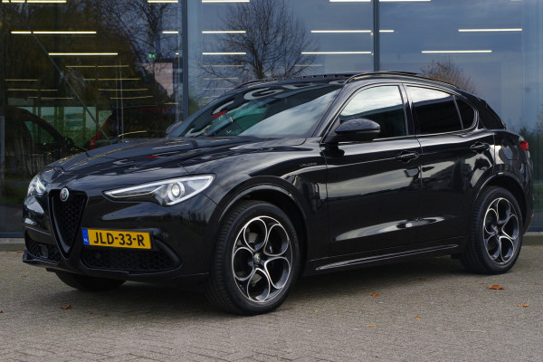 Alfa Romeo Stelvio 2.0 T 280 PK AWD Q4 Veloce, Adap. Onderstel, Panoramadak, Trekhaak, H/K Sound, Lederen Sportstoelen